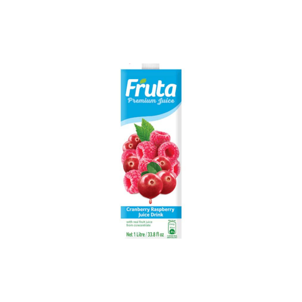 Fruta Cranberry Raspberry 1L (per pak)